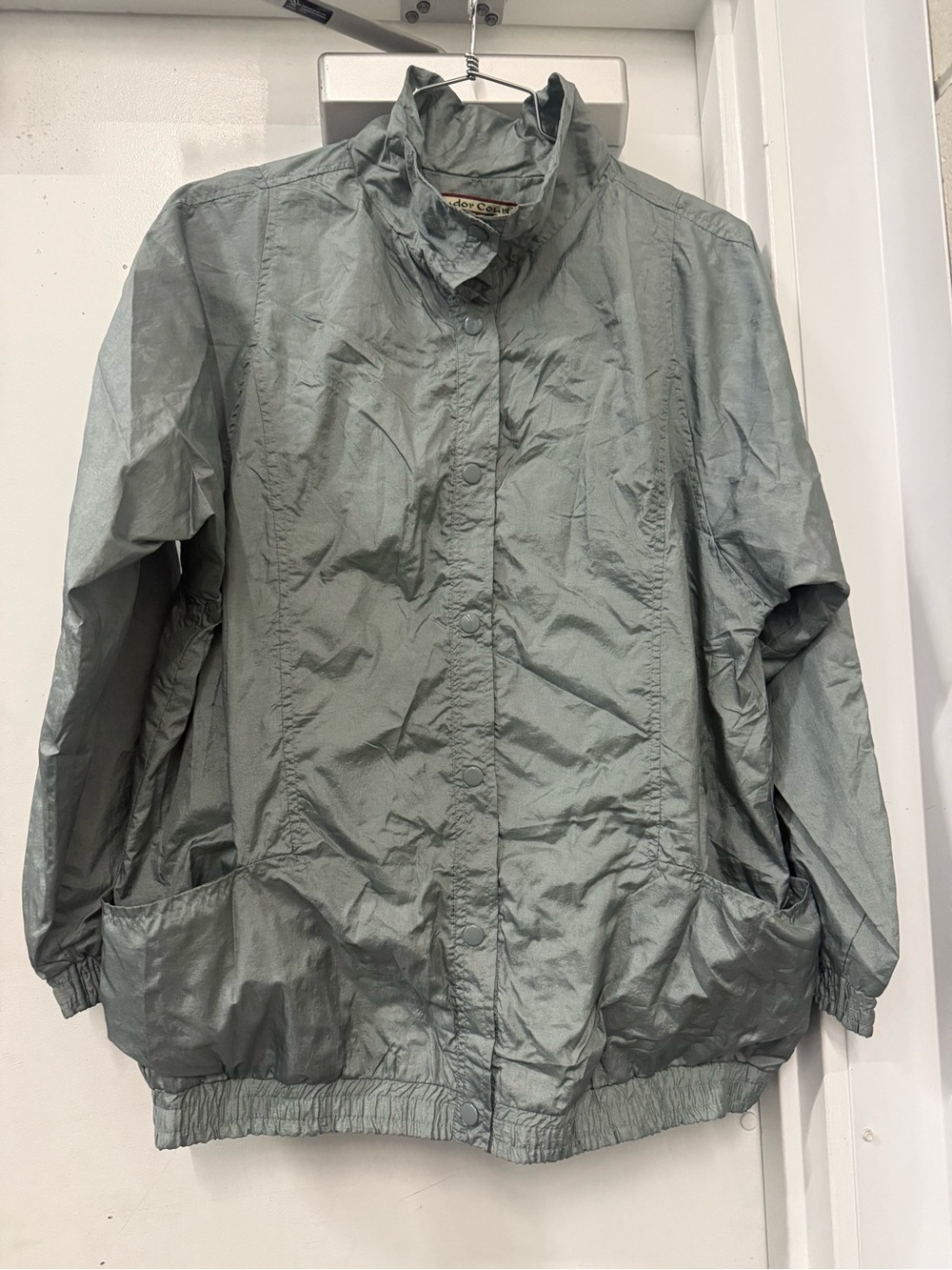 Tudor court Light Sage Green Windbreaker Jacket
